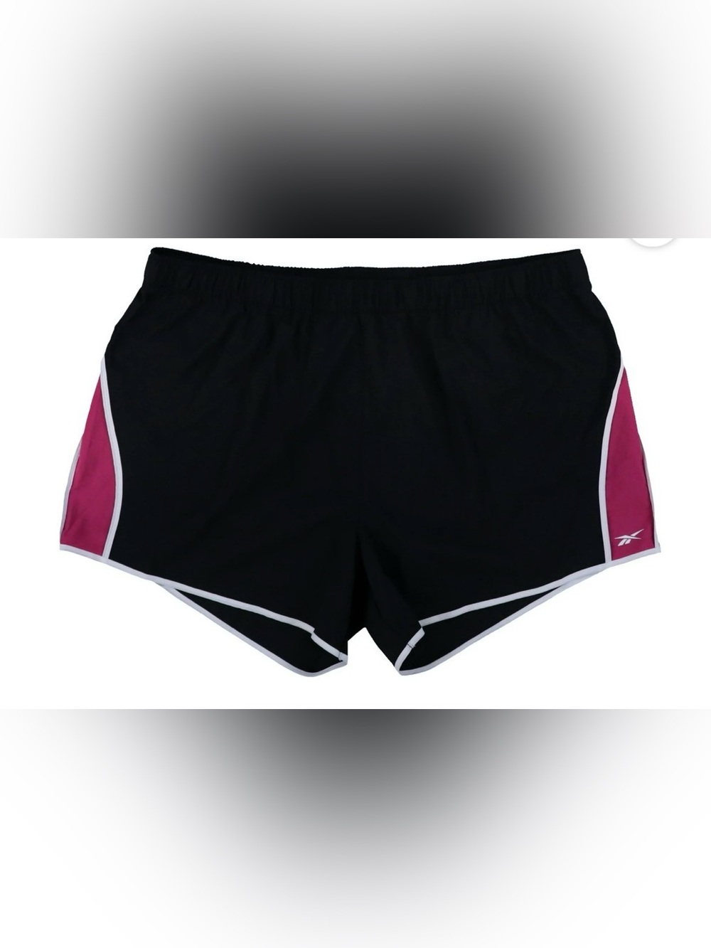 Reebok Athletic Shorts Black with Pink Accent